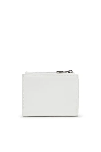 play bi-fold zip ii Kleine Geldbörse aus glänzendem Leder