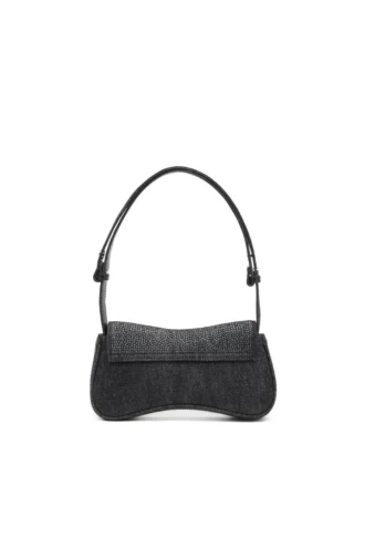 Play-Clutch Play-Clutch aus Kristall-Denim