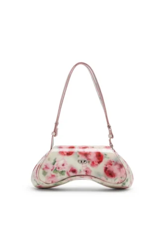 play crossbody Play-Umhängetasche aus bedrucktem, glänzendem PU