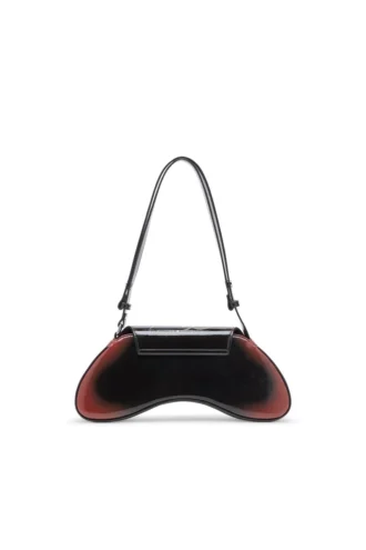 play crossbody Play-Umhängetasche aus bedrucktem, glänzendem PU