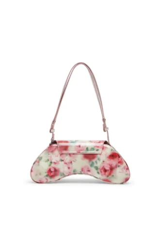 play crossbody Play-Umhängetasche aus bedrucktem, glänzendem PU