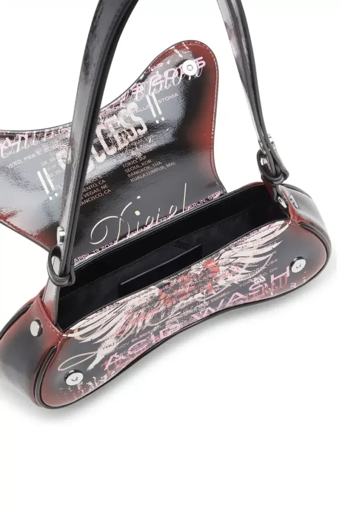 play crossbody Play-Umhängetasche aus bedrucktem, glänzendem PU play crossbody Play-Umhängetasche aus bedrucktem, glänzendem PU