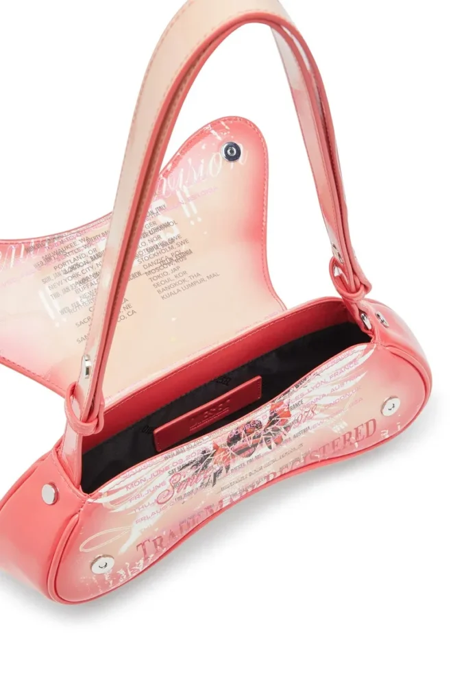 play crossbody Play-Umhängetasche aus bedrucktem, glänzendem PU play crossbody Play-Umhängetasche aus bedrucktem, glänzendem PU