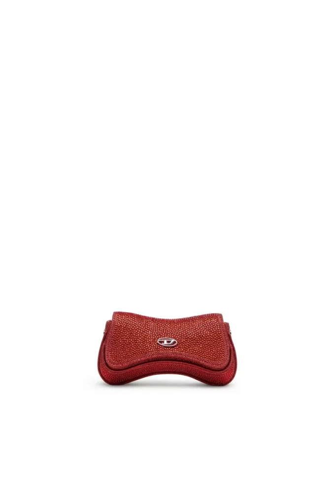 play crossbody xs Play-Mini-Umhängetasche aus Kristall-Lurex