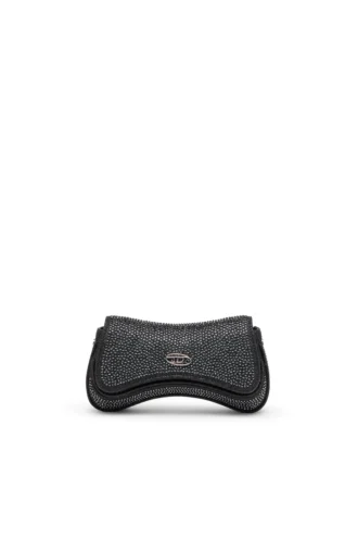play crossbody xs Play-Mini-Umhängetasche aus Kristall-Lurex