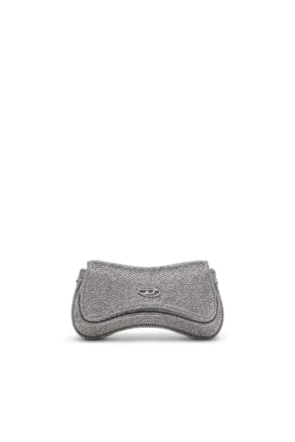 play crossbody xs Play-Mini-Umhängetasche aus Kristall-Lurex