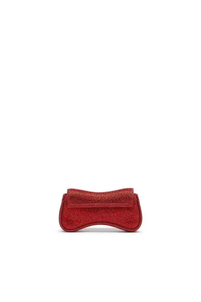 play crossbody xs Play-Mini-Umhängetasche aus Kristall-Lurex
