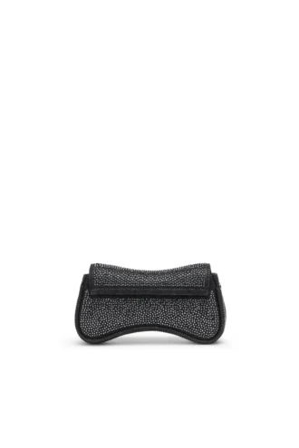 play crossbody xs Play-Mini-Umhängetasche aus Kristall-Lurex