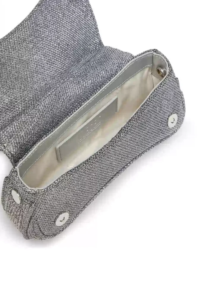 play crossbody xs Play-Mini-Umhängetasche aus Kristall-Lurex play crossbody xs Play-Mini-Umhängetasche aus Kristall-Lurex