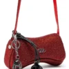 play crossbody xs Play-Mini-Umhängetasche aus Kristall-Lurex