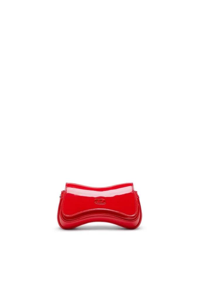 play crossbody xs Play-Small Umhängetasche aus glänzendem PU