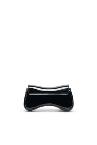 play crossbody xs Play-Small Umhängetasche aus glänzendem PU