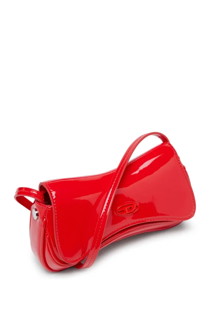 play crossbody xs Play-Small Umhängetasche aus glänzendem PU