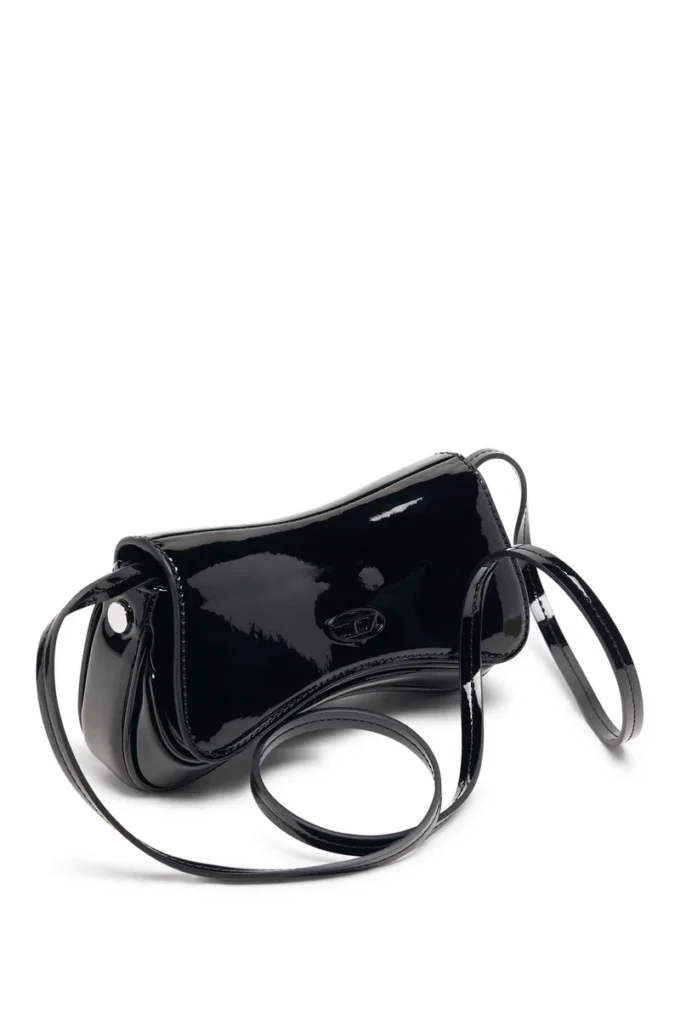 play crossbody xs Play-Small Umhängetasche aus glänzendem PU