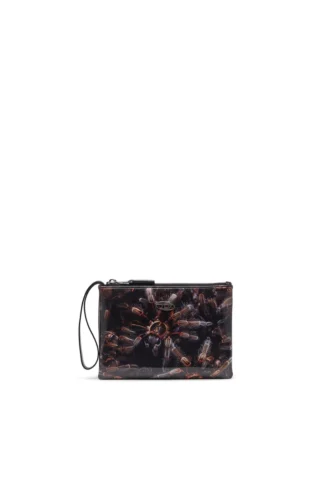 play pouch ii Beutel aus bedrucktem, glänzendem PU