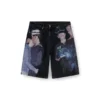 pr-d-rixford-s Jeansshorts mit mehrfarbigem Print