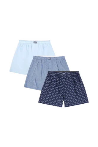 ryan-d-core-3pack 3er-Pack Boxershorts aus Baumwolle mit Allover-Print