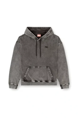 s-boxt-hood-den Hoodie mit Raw-Cut-Patch auf der Rückseite