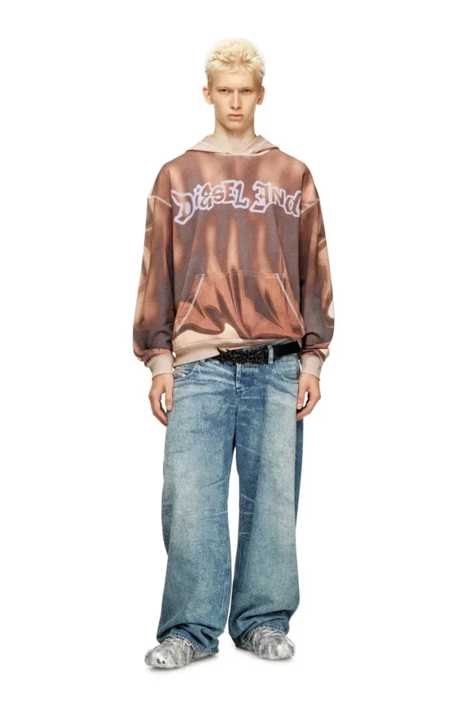 s-boxt-hood-show Hoodie mit Graffiti-Print s-boxt-hood-show Hoodie mit Graffiti-Print