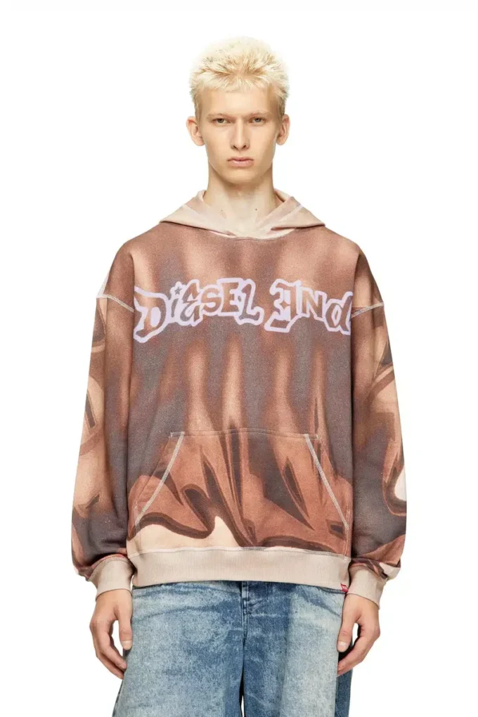 s-boxt-hood-show Hoodie mit Graffiti-Print s-boxt-hood-show Hoodie mit Graffiti-Print