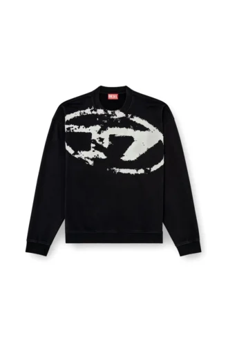 s-boxt-n5 Sweatshirt mit Distressed-Logo