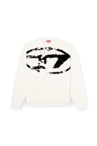 s-boxt-n5 Sweatshirt mit Distressed-Logo