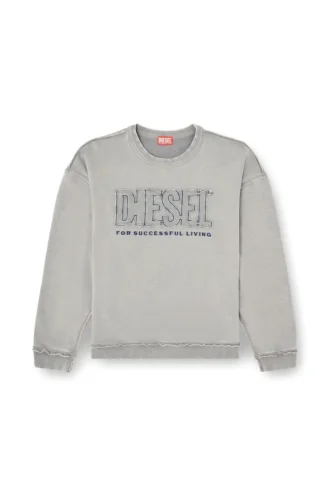 s-boxt-raw-v1 Baumwoll-Sweatshirt mit appliziertem Logo