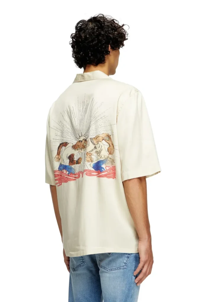 s-brack-b-epbr TENCEL™-Hemd mit Strassgrafik s-brack-b-epbr TENCEL™-Hemd mit Strassgrafik