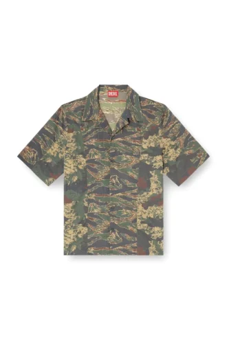 s-brack-epbw Hemd mit gemischten Camouflage-Prints