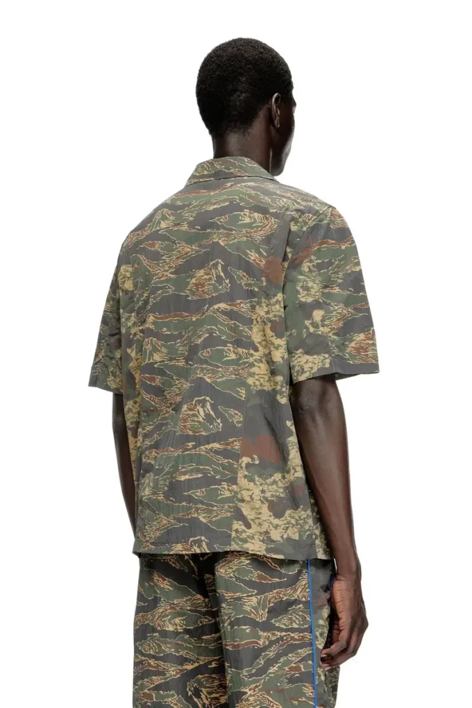 s-brack-epbw Hemd mit gemischten Camouflage-Prints