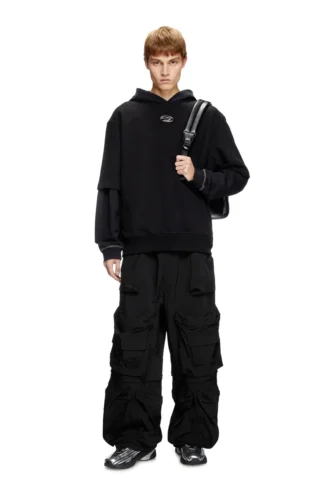 s-cooling-l1 Sweatshirt mit halben Ärmeln und Metallic-Logo