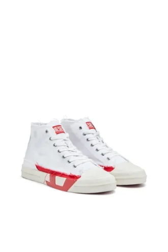 s-d-verse mid S-D-Verse-Dirty-Effect High-Top-Sneaker aus Canvas