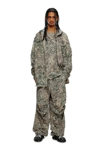 s-dewny-hood-hockk Camo-Hemd mit Destroyed-Effekt