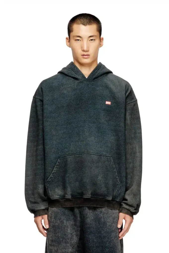 s-kai Baumwoll-Hoodie mit Kängurutasche