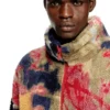 s-luke Teddy-Fleecejacke mit Graffiti-Motiv