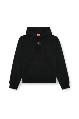 s-macs-hood-od Hoodie mit Metallic-Logo