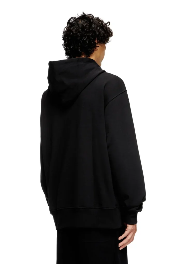 s-macs-hood-od Hoodie mit Metallic-Logo