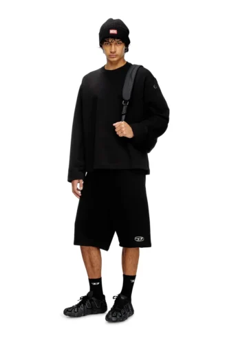 s-macsis-od Sweatshirt mit Metallic-Logo