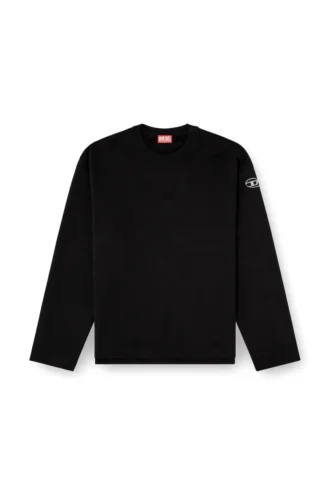 s-macsis-od Sweatshirt mit Metallic-Logo