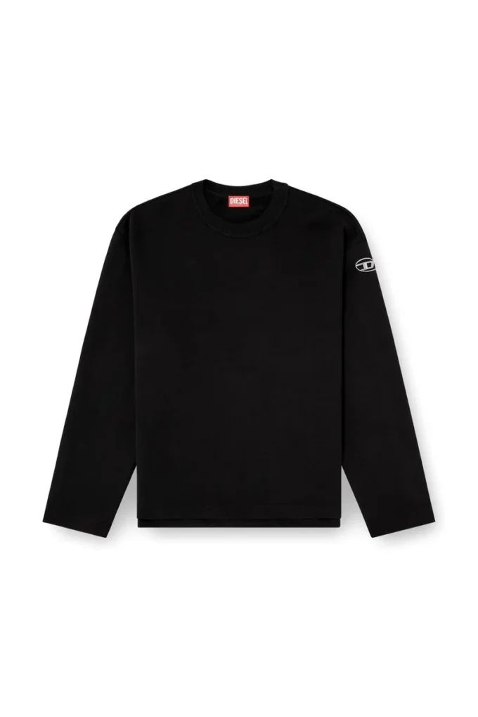 s-macsis-od Sweatshirt mit Metallic-Logo s-macsis-od Sweatshirt mit Metallic-Logo