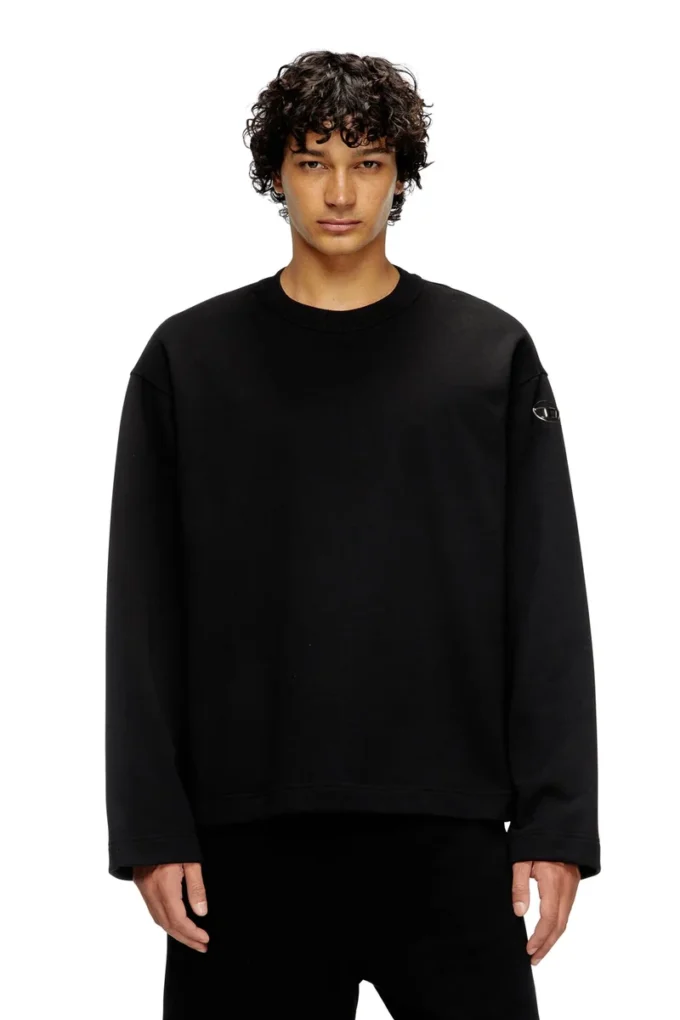 s-macsis-od Sweatshirt mit Metallic-Logo s-macsis-od Sweatshirt mit Metallic-Logo