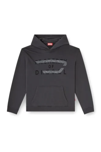 s-norman-hood Baumwoll-Hoodie mit D-Applikation