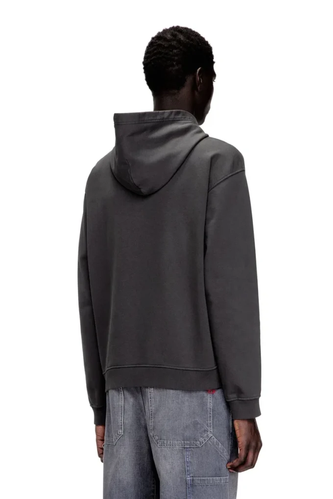 s-norman-hood Baumwoll-Hoodie mit D-Applikation s-norman-hood Baumwoll-Hoodie mit D-Applikation