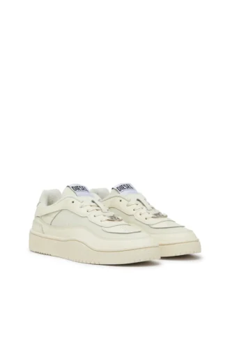 s-oval skate low S-Oval Skate – Sneakers aus Leder mit Stoffbesatz