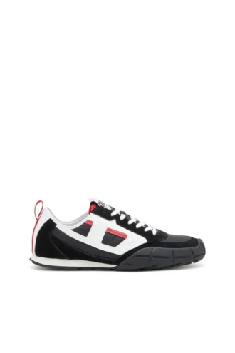 s-pagodha low S-Pagodha-Sneaker aus Leder, Wildleder und Ripstop