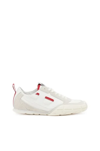 s-pagodha low S-Pagodha-Sneaker aus Leder, Wildleder und Ripstop