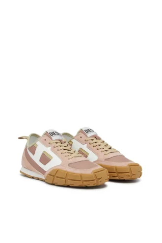 s-pagodha low w S-Pagodha-Sneaker aus Leder, Wildleder und Ripstop