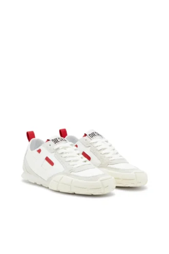 s-pagodha low w S-Pagodha-Sneaker aus Leder, Wildleder und Ripstop