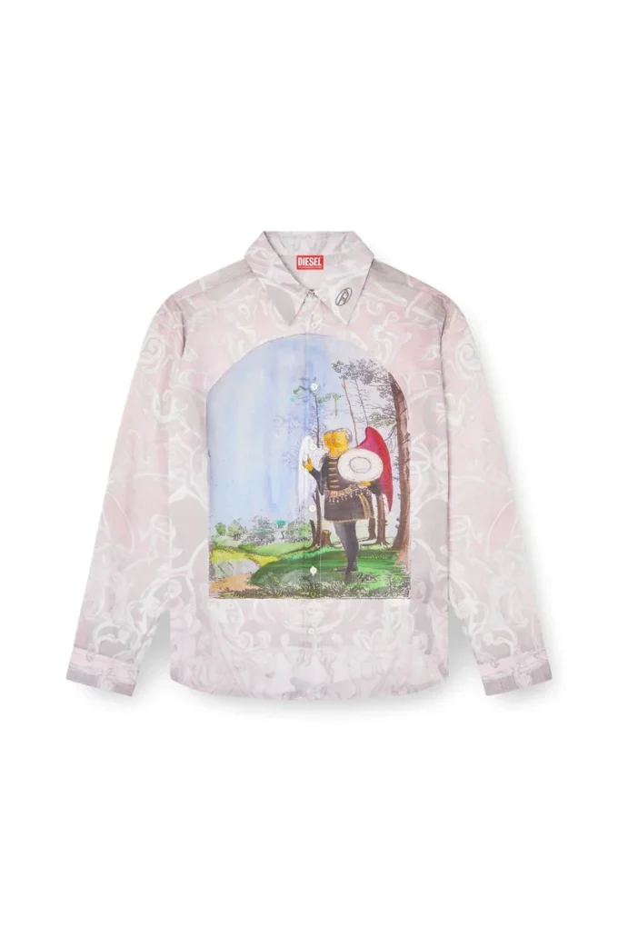 s-simply-a-ajfw Hemd mit mittelalterlichem Print s-simply-a-ajfw Hemd mit mittelalterlichem Print