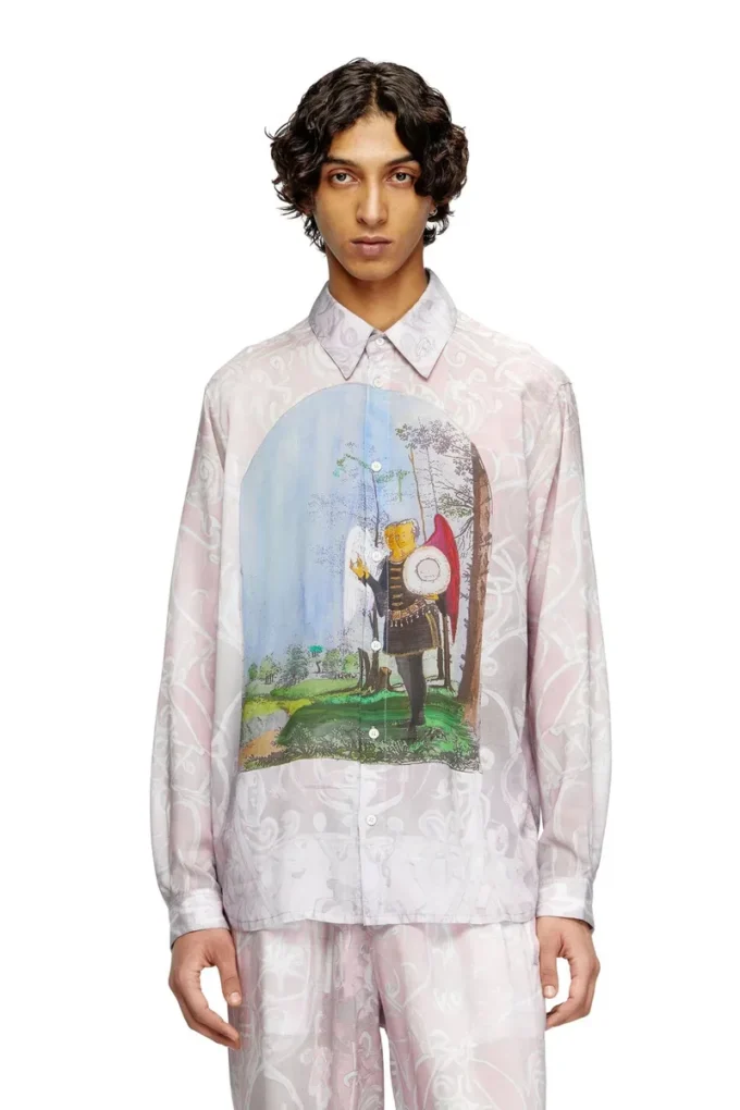 s-simply-a-ajfw Hemd mit mittelalterlichem Print s-simply-a-ajfw Hemd mit mittelalterlichem Print